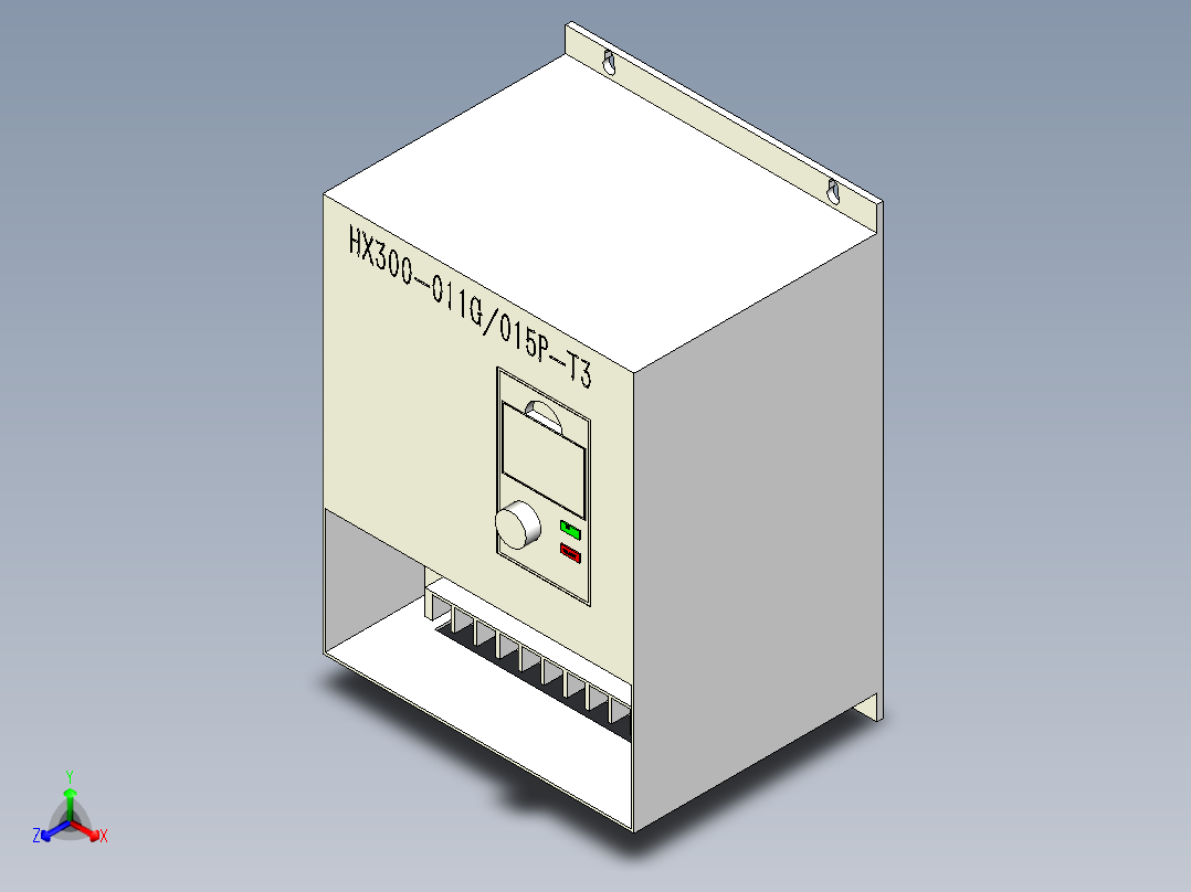 核星 HX300-011G 015P-T3正等轴测图