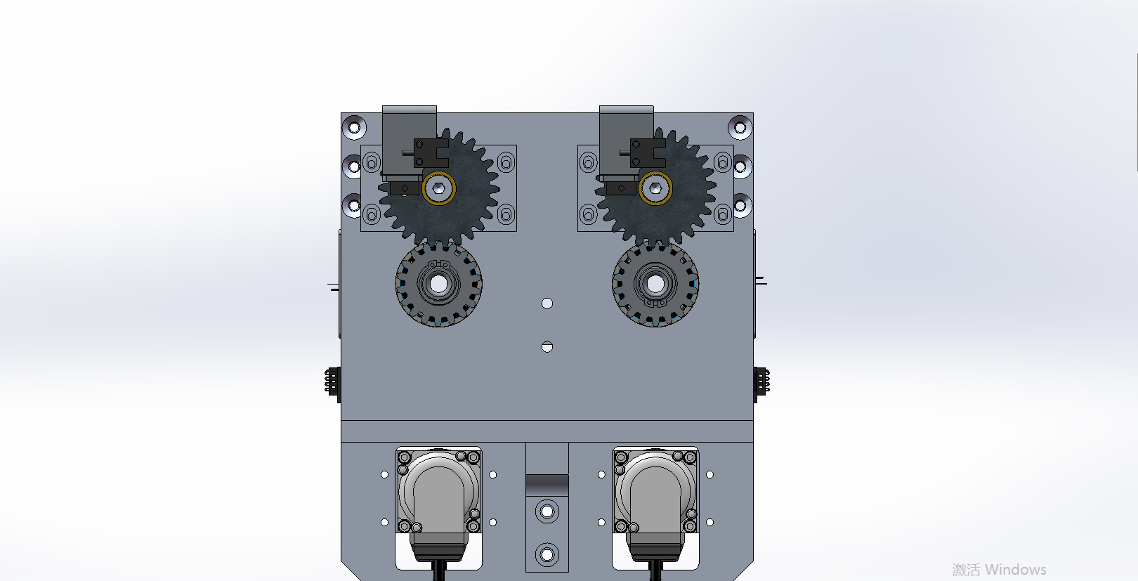 旋转伸缩电磁吸爪