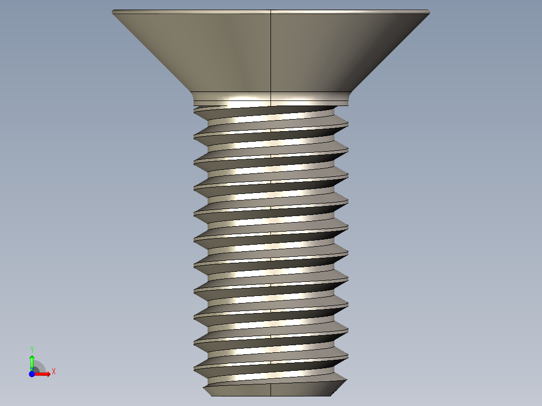 Screw_ISO_10642_M6x15_A2.STEP前视图