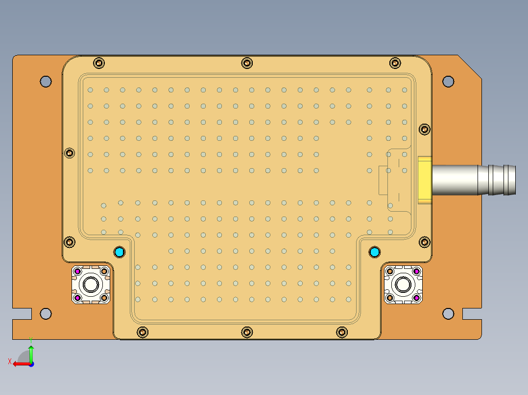 UX7602-C-笔记本CNC工装夹具三维模型CNC3-210712后视图