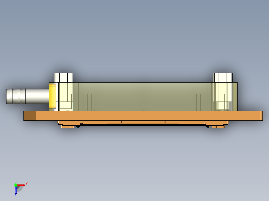 UX7602-C-笔记本CNC工装夹具三维模型CNC3-210712俯视图