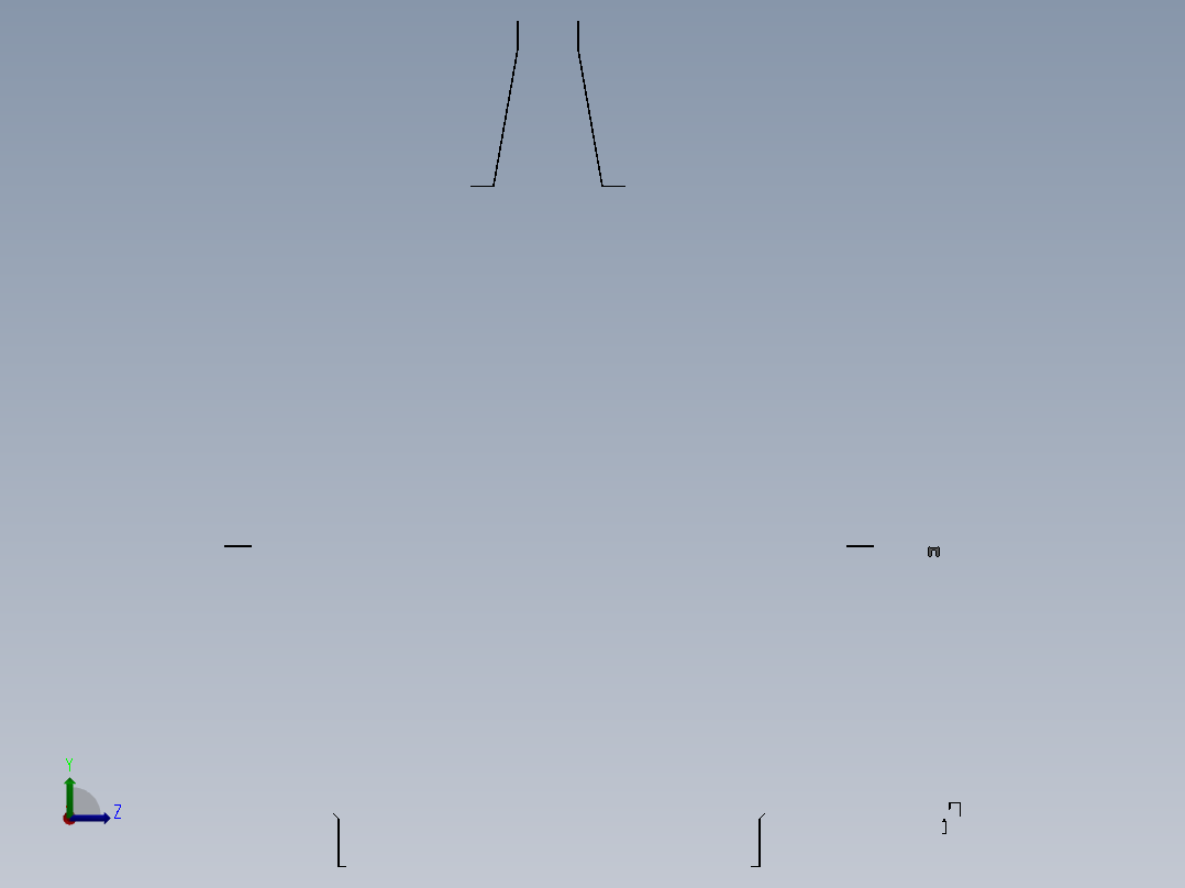 铣床、大型龙门铣床外部钣金框架左视图