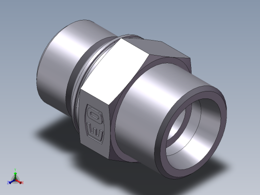 公制螺纹O圈密封、1DH-24-22