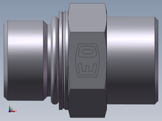 公制螺纹O圈密封、1DH-24-22前视缩略图