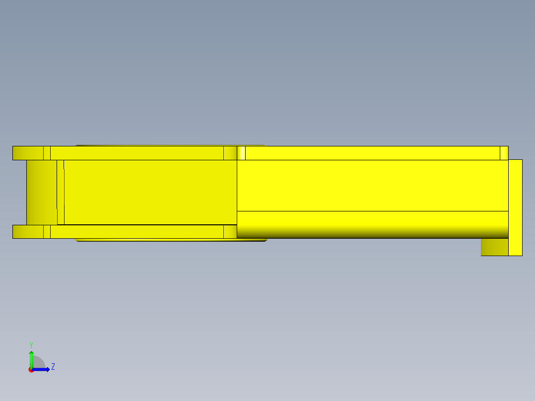 起重机支架左视图