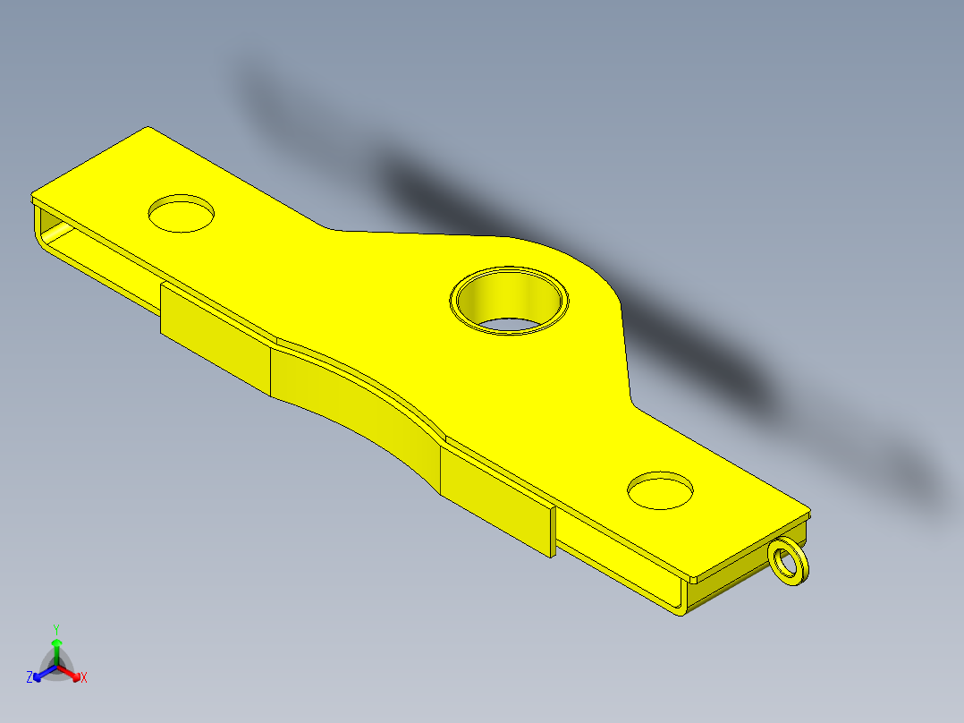 起重机支架正等轴测图