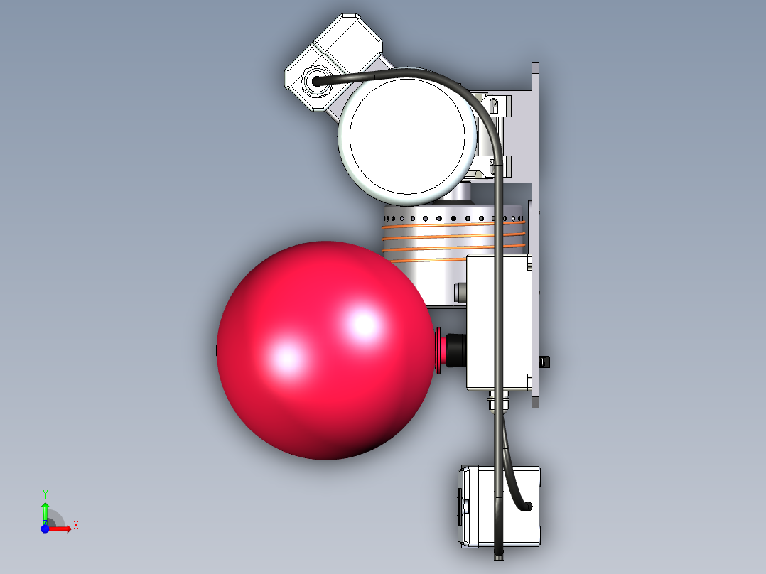 A2004342-金属丝螺旋绕线装置前视图