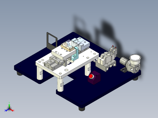 桌面式自动切割治具