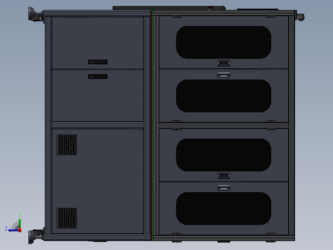 空调管打螺丝螺柱机右视图