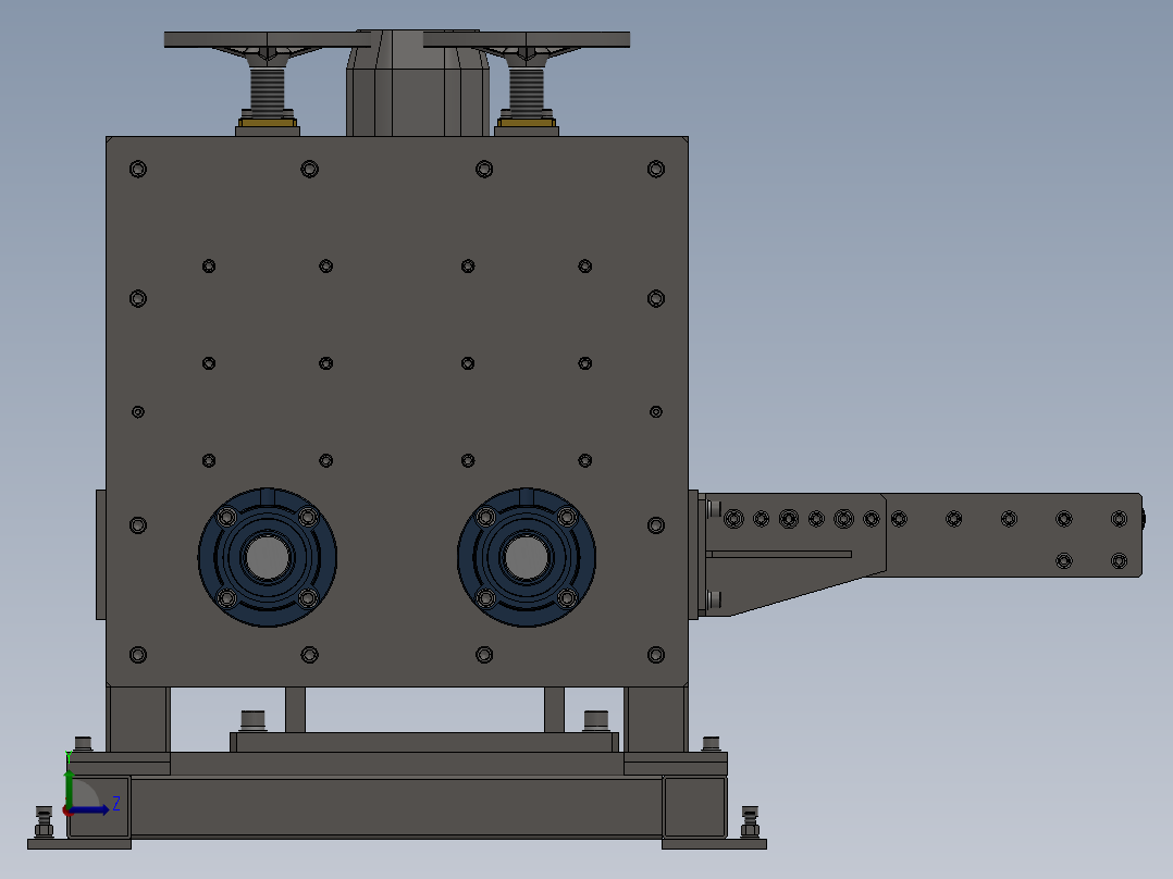 电极铜膜压延机  sw20左视图