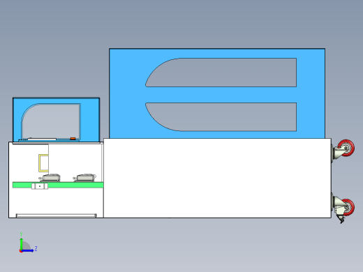XRF在线分析仪设备左视缩略图