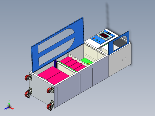 XRF在线分析仪设备正等轴测缩略图