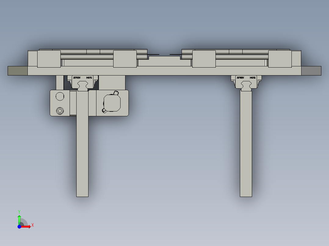 分料治具组合前视图