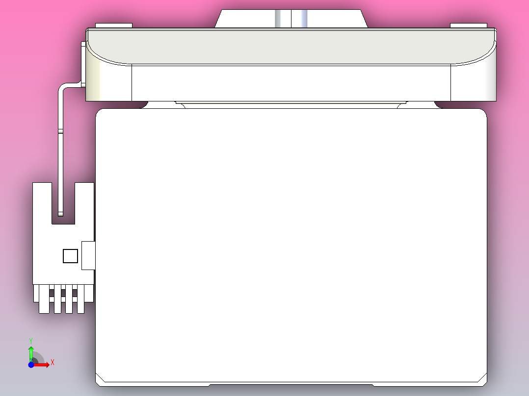 滚珠丝杠直线轴带导轨全封闭TPA-HCR-85D-1610C-L950-M-Y-P20-N3前视图