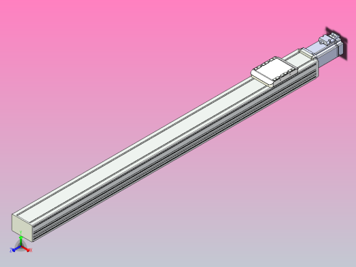 滚珠丝杠直线轴带导轨全封闭TPA-HCR-85D-1610C-L950-M-Y-P20-N3正等轴测缩略图