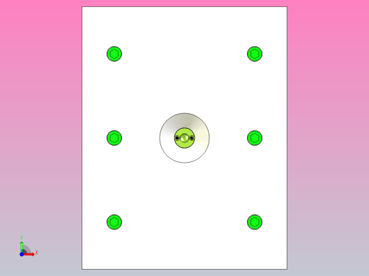 散热器配件（多穴拼模）前视缩略图