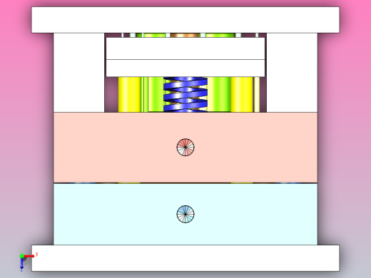 散热器配件（多穴拼模）俯视缩略图