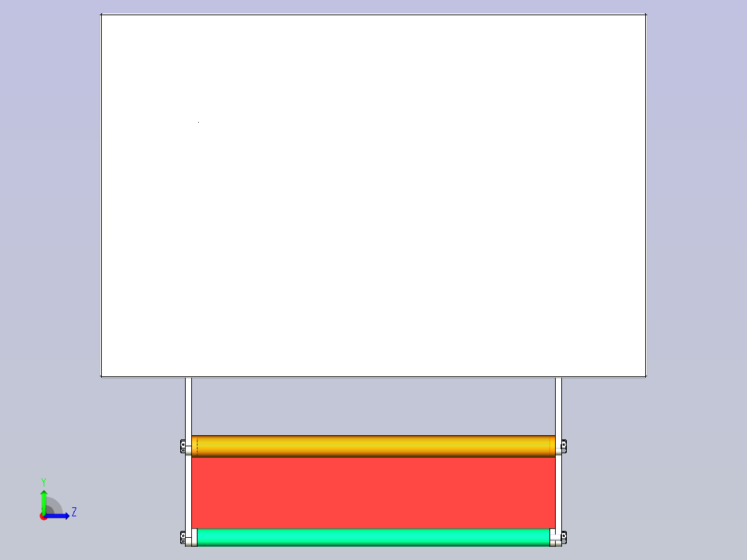 伸缩楼梯左视图