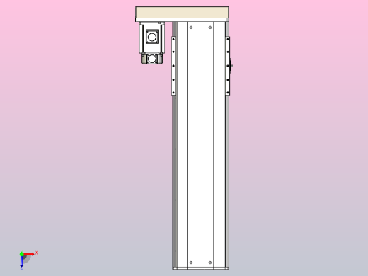 日规模组半封闭丝杆TPA-HNR-220D-3210C-L600-MR-C-P1K-N3俯视缩略图