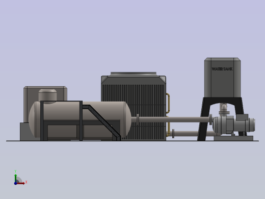 紧凑型锅炉和循环系统前视缩略图