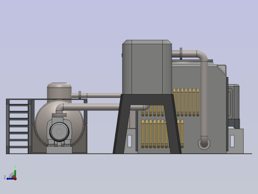 紧凑型锅炉和循环系统右视缩略图