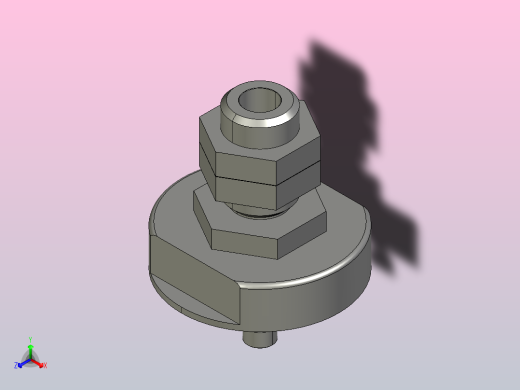 重载真空吸盘支架-垂直真空口不带缓冲