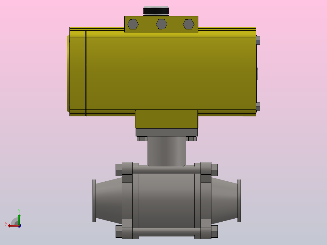 OMatic阀门后视图