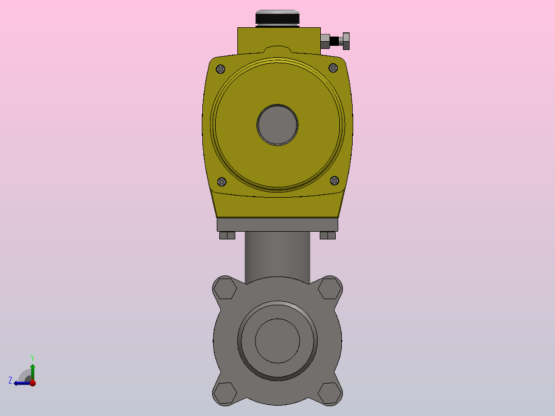 OMatic阀门右视图