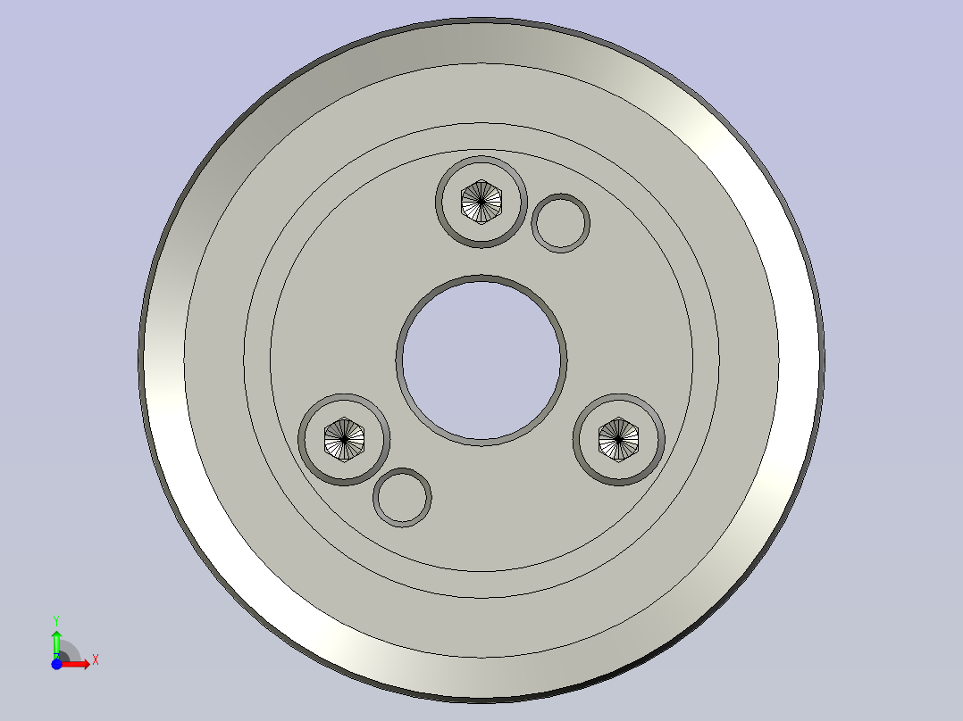 ECF12-S8M250-18-E-d12同步带轮前视图
