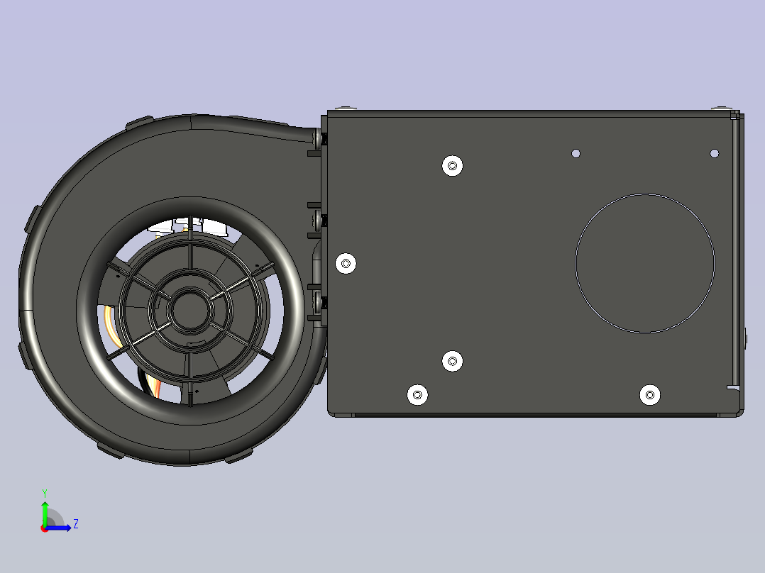 A0005096-E-heater CEV6030NC电动汽车热泵和电加热器左视图