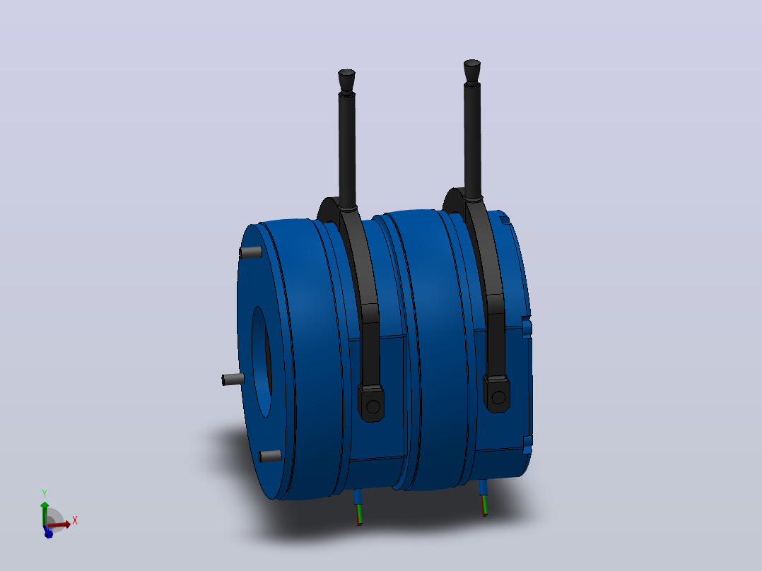 MD-D型电磁圆盘式制动器_MD15-D-35-RL-DC24V主视图