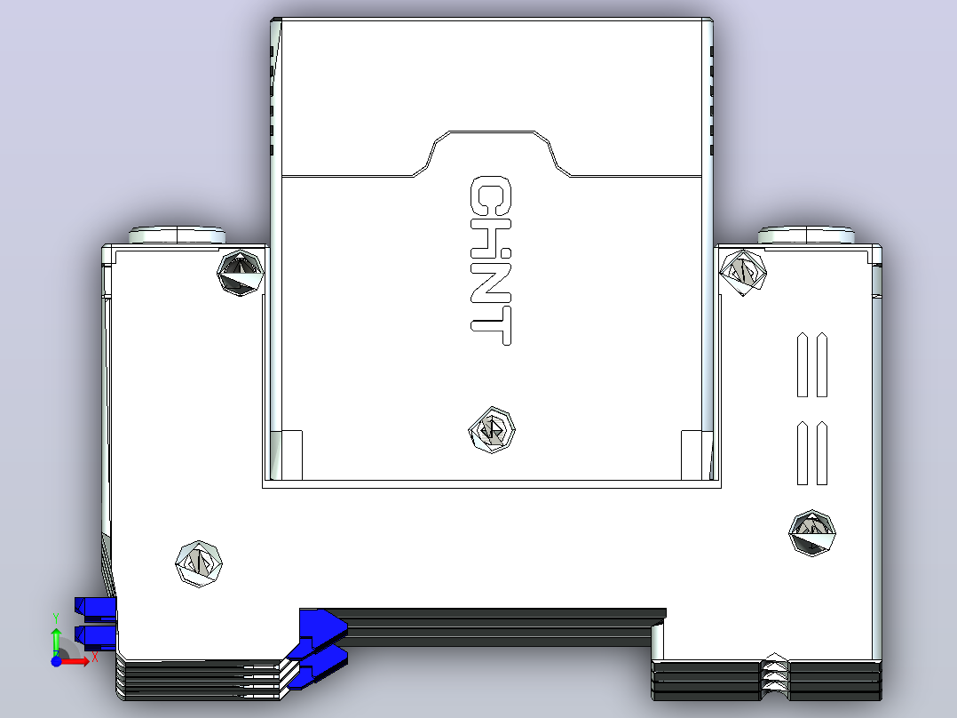 正泰电涌保护器NXU-Ⅱ 40kA_440V 3P+N前视图
