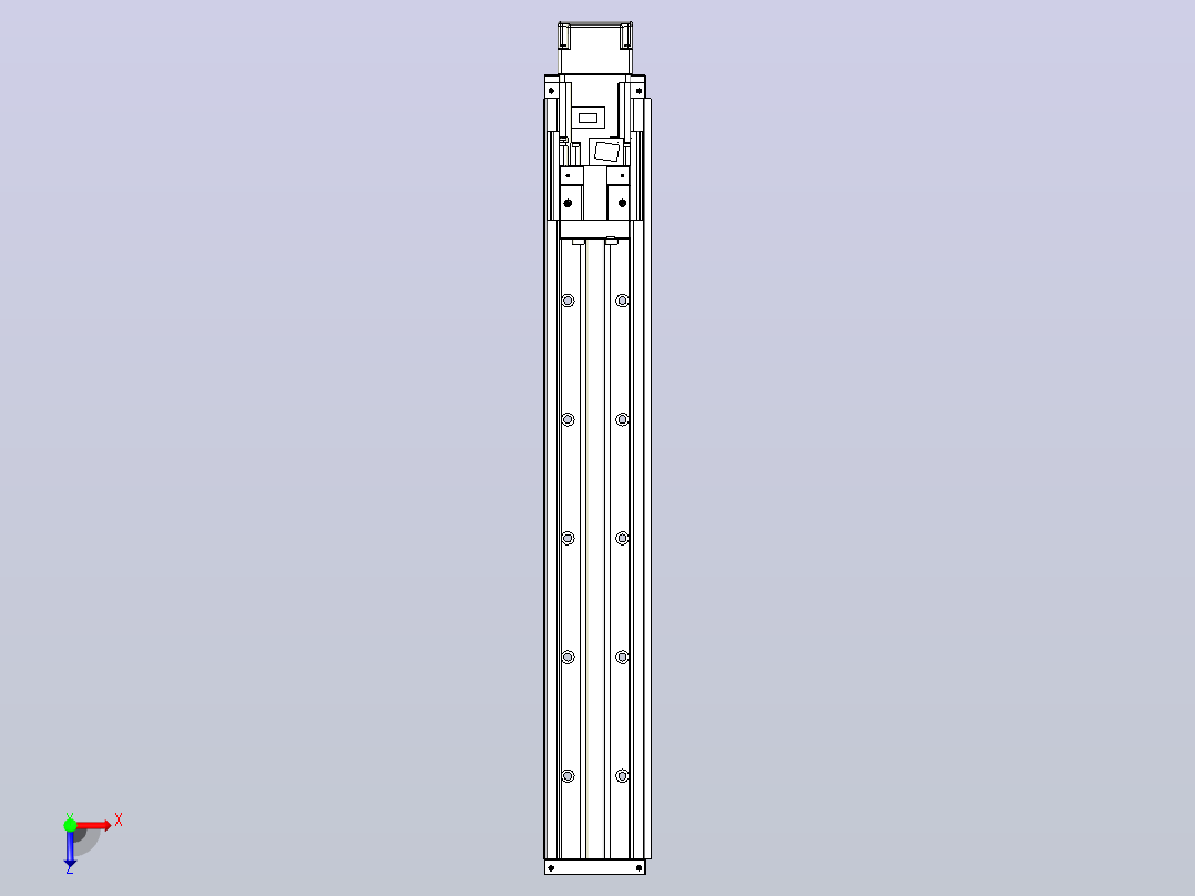 钢基模组TPA-KSR-8610C-640A1-MU-H0S0俯视图