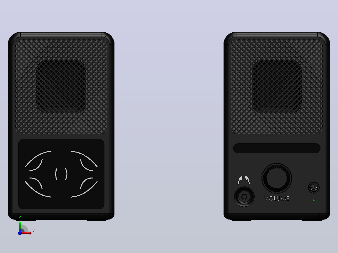 扬声器2前视图