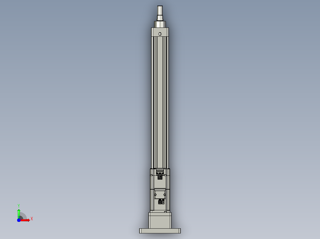 轻载电动缸TPA-ESR40-1210C-L400-MR-FB-W-P40-C3前视图