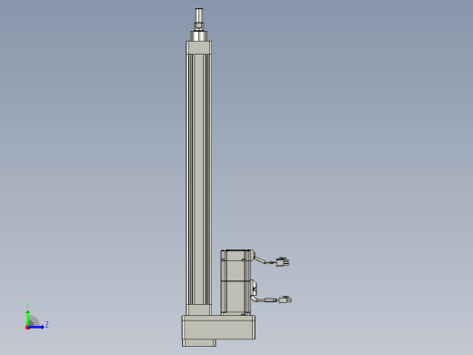 轻载电动缸TPA-ESR40-1210C-L400-MR-FB-W-P40-C3左视缩略图
