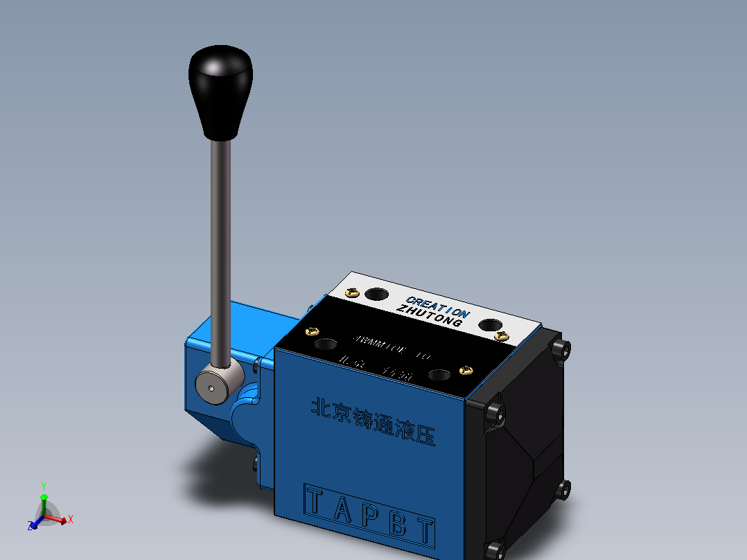 WMM10 手动换向阀主视图