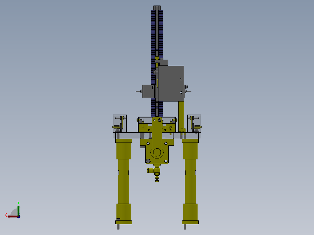 半自动扣环排出机后视图