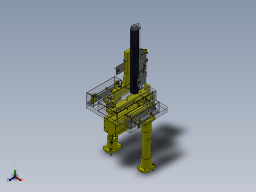 半自动扣环排出机正等轴测缩略图