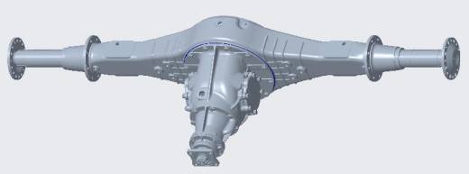 CA10B解放汽车后桥3D图纸 3D模型 机械设计参考缩略图