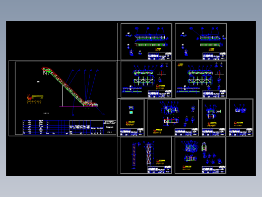 皮带输送机套图