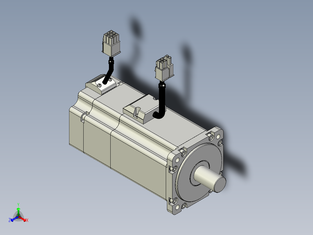松下电机-MATSUSHITA_MSMF092L1D2主视图
