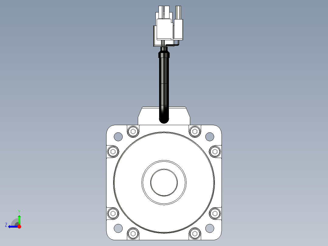 松下电机-MATSUSHITA_MSMF092L1D2右视图