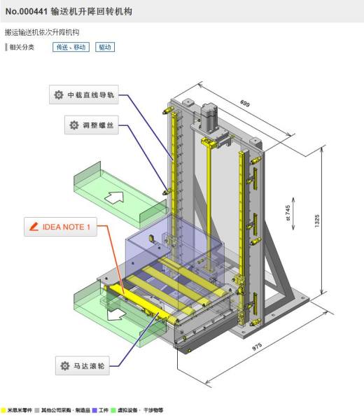 输送机升降回转机构缩略图