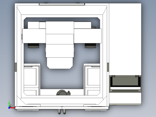 双头精雕机双头总装前视缩略图