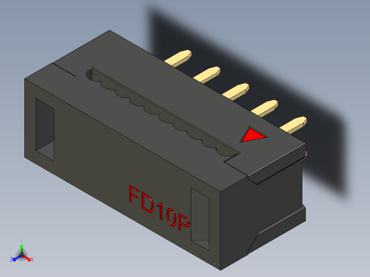 FDC-10 ( DS1018-2.54-10 )