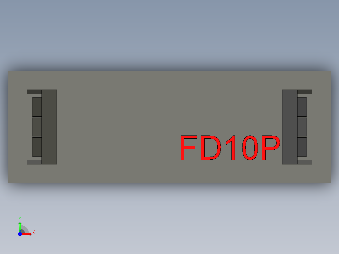 FDC-10 ( DS1018-2.54-10 )前视图