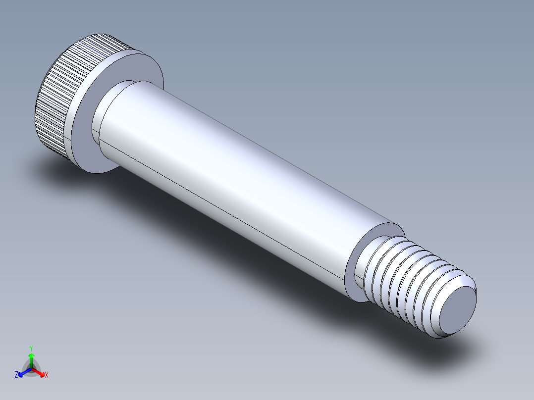 公制SH螺栓选择（DME）-SB DME PM5 x25.STEP主视图