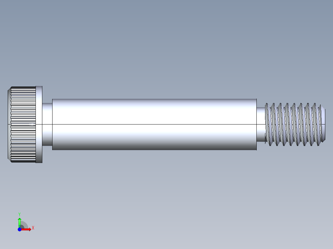 公制SH螺栓选择（DME）-SB DME PM5 x25.STEP前视图