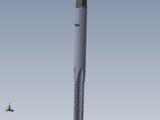 标准英制丝锥-Hand Tap 8-32 N1